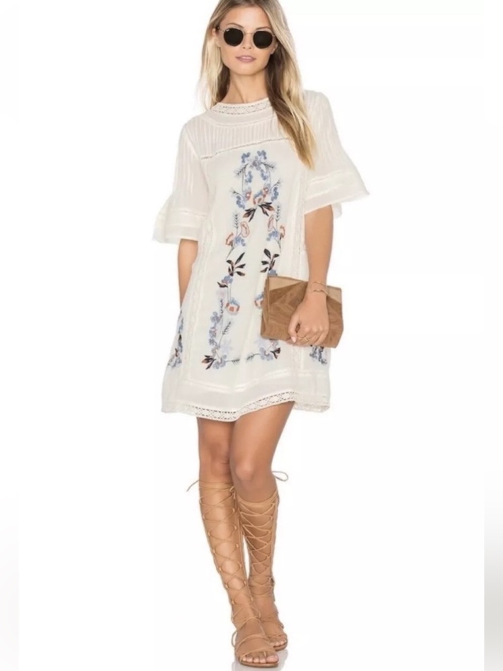 Free People Perfect Victorian Mini Dress
